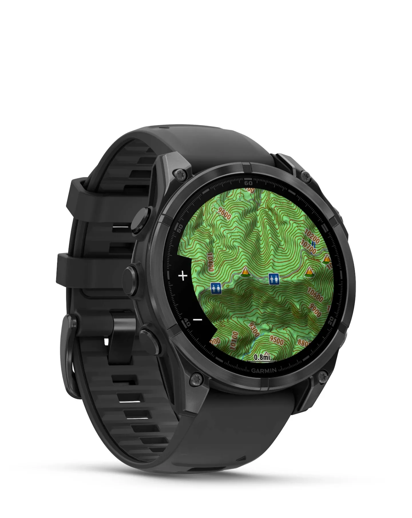 Garmin Fenix 8 47mm Amoled Smart Watch - Slate Grey with Silicone Band
