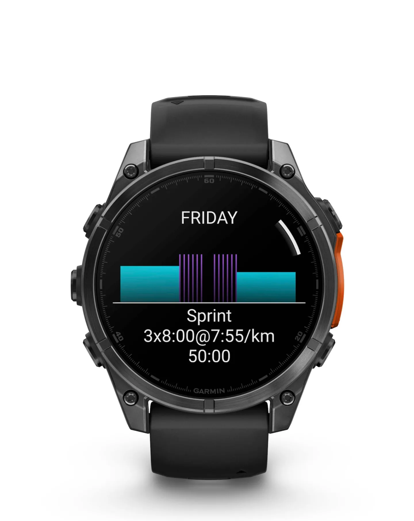 Garmin Fenix 8 47mm Amoled Smart Watch - Slate Grey with Silicone Band