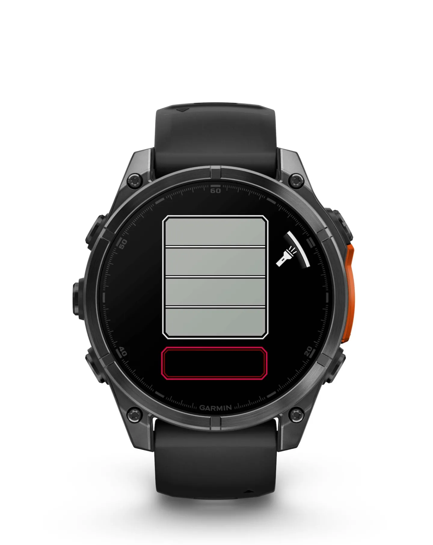 Garmin Fenix 8 47mm Amoled Smart Watch - Slate Grey with Silicone Band