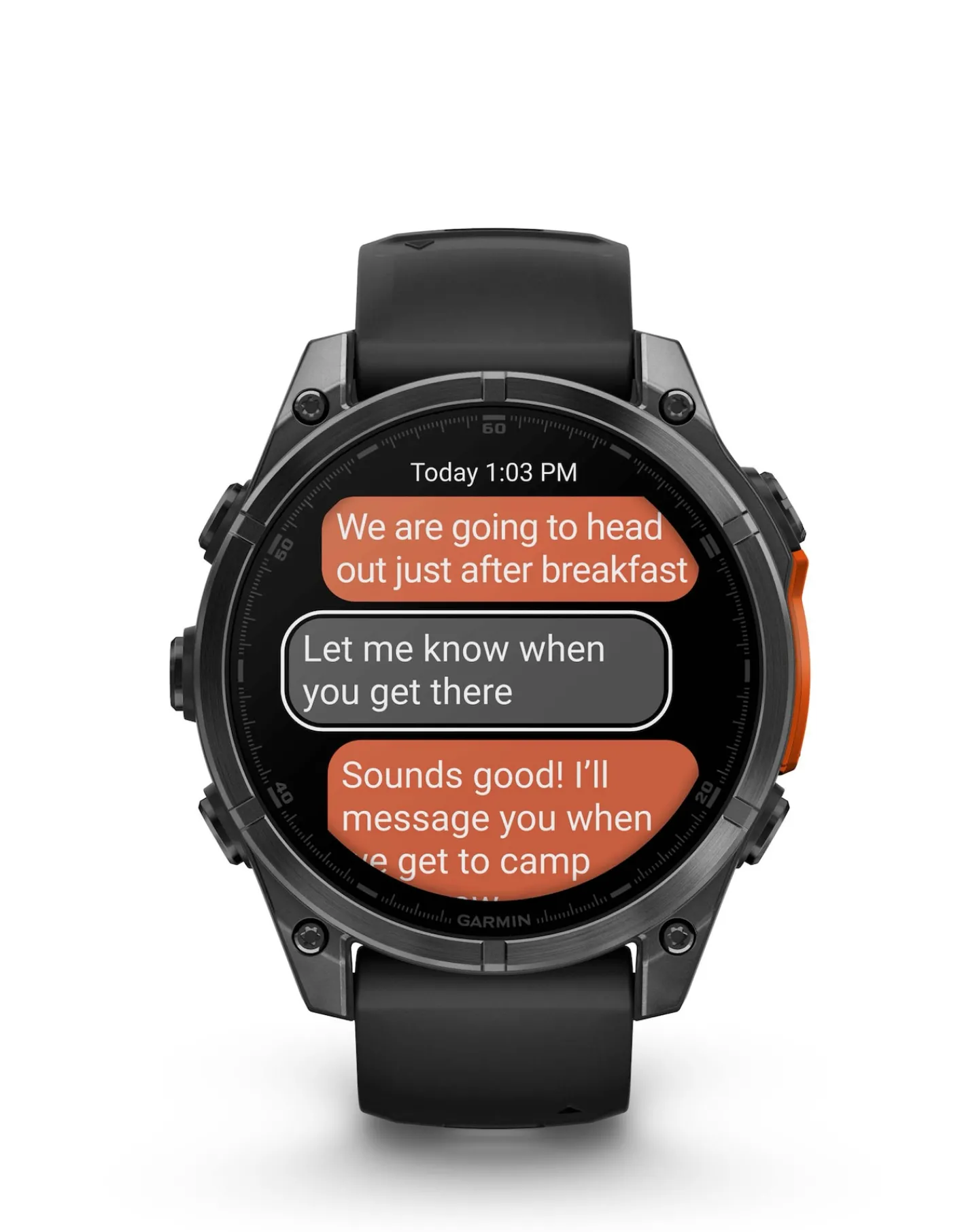 Garmin Fenix 8 47mm Amoled Smart Watch - Slate Grey with Silicone Band