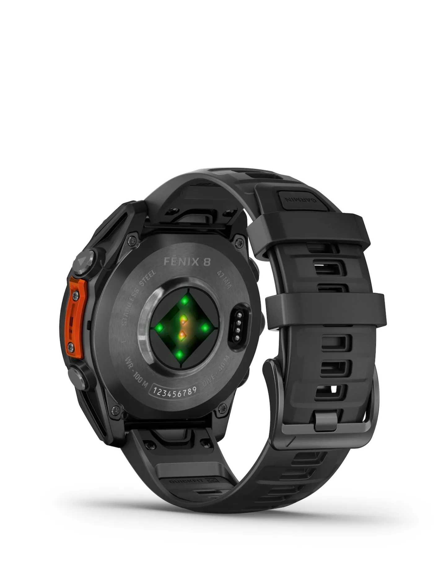 Garmin Fenix 8 47mm Amoled Smart Watch - Slate Grey with Silicone Band