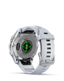Garmin Fenix 8 43mm Amoled Smart Watch - with Whitestone Silicone Band