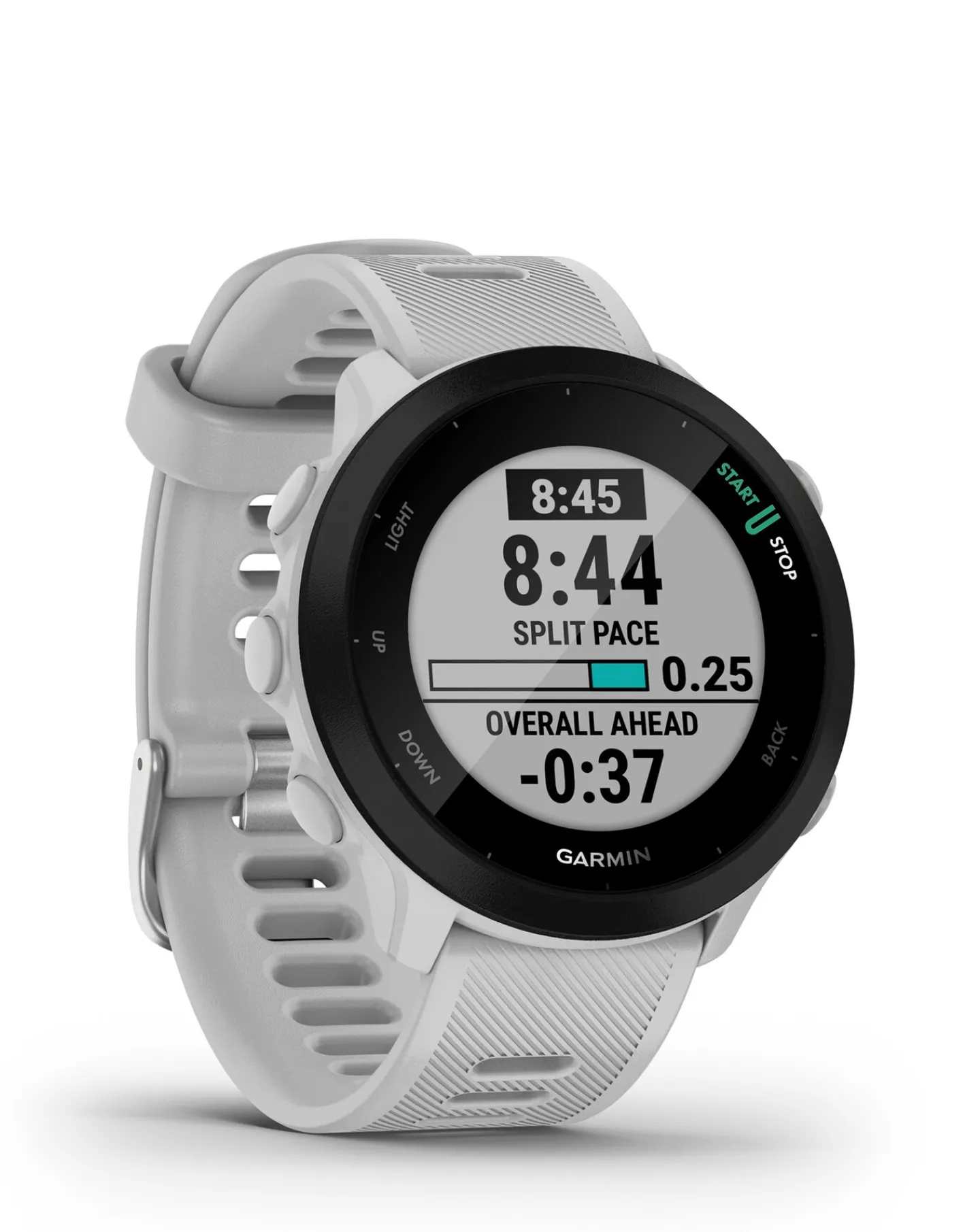 Garmin Forerunner 55 GPS Running Smart Watch - White