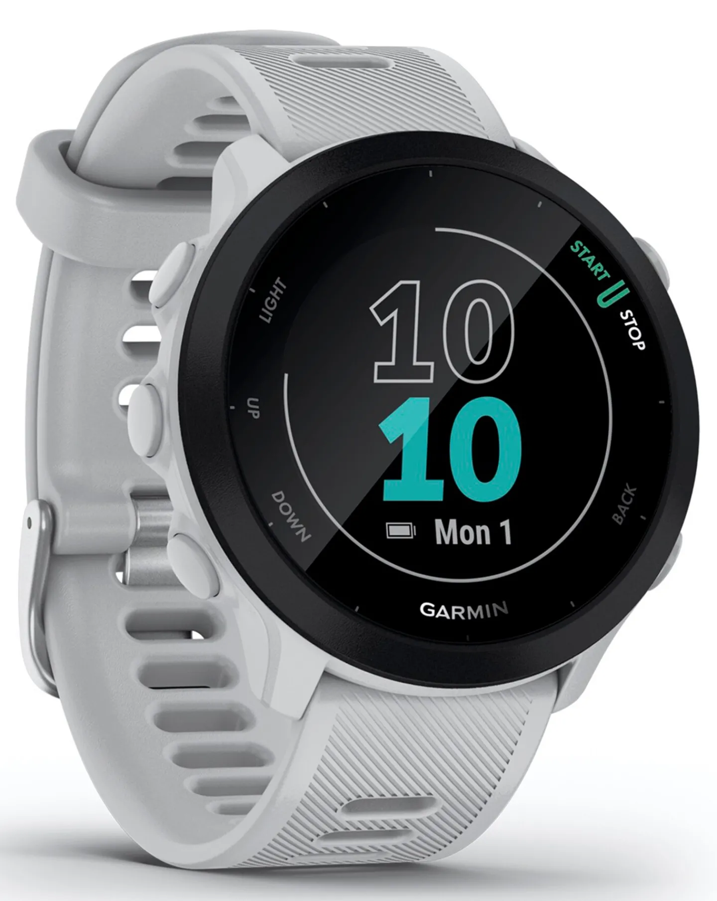 Garmin Forerunner 55 GPS Running Smart Watch - White