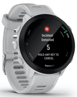 Garmin Forerunner 55 GPS Running Smart Watch - White