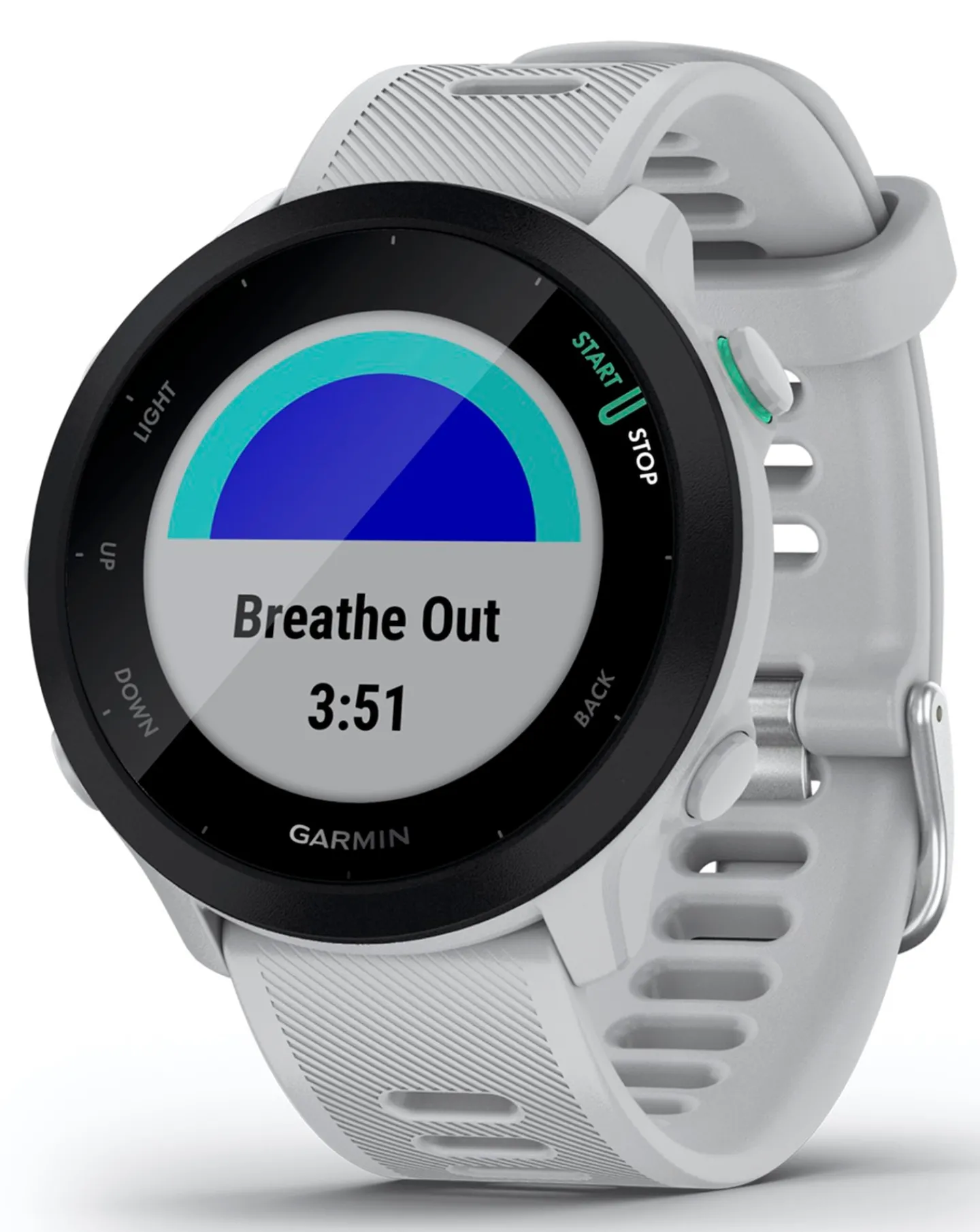 Garmin Forerunner 55 GPS Running Smart Watch - White