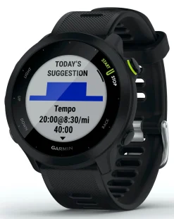 Garmin Forerunner 55 GPS Running Smart Watch - Black
