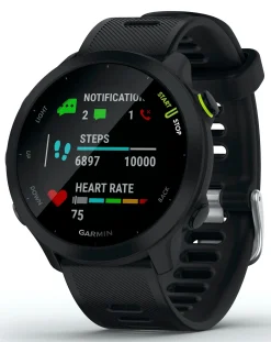 Garmin Forerunner 55 GPS Running Smart Watch - Black