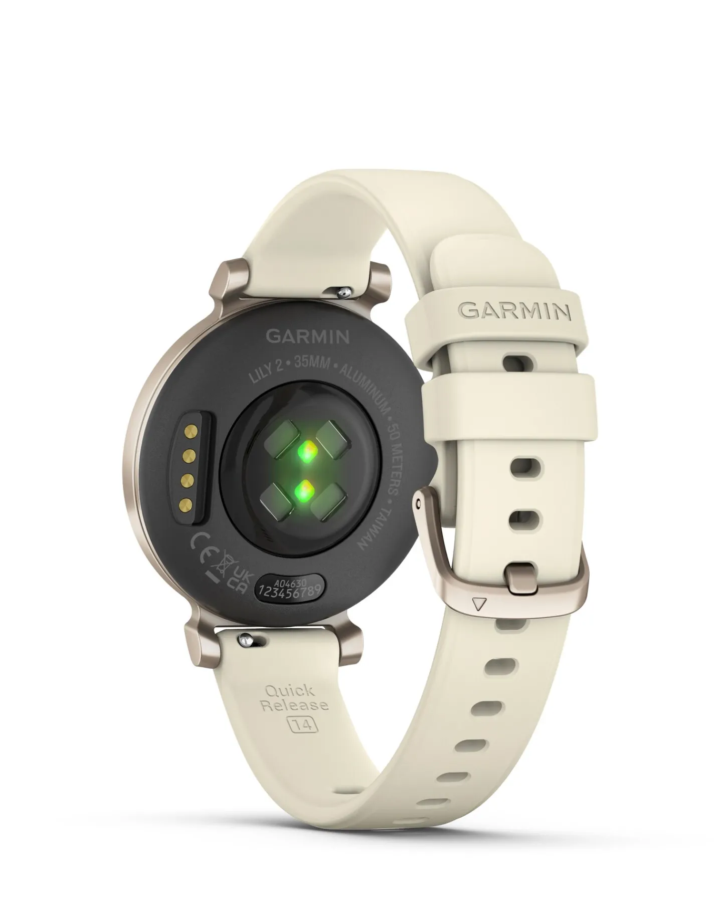 Garmin Lily 2 Smart Watch - Gold with Coconut Silicone Band