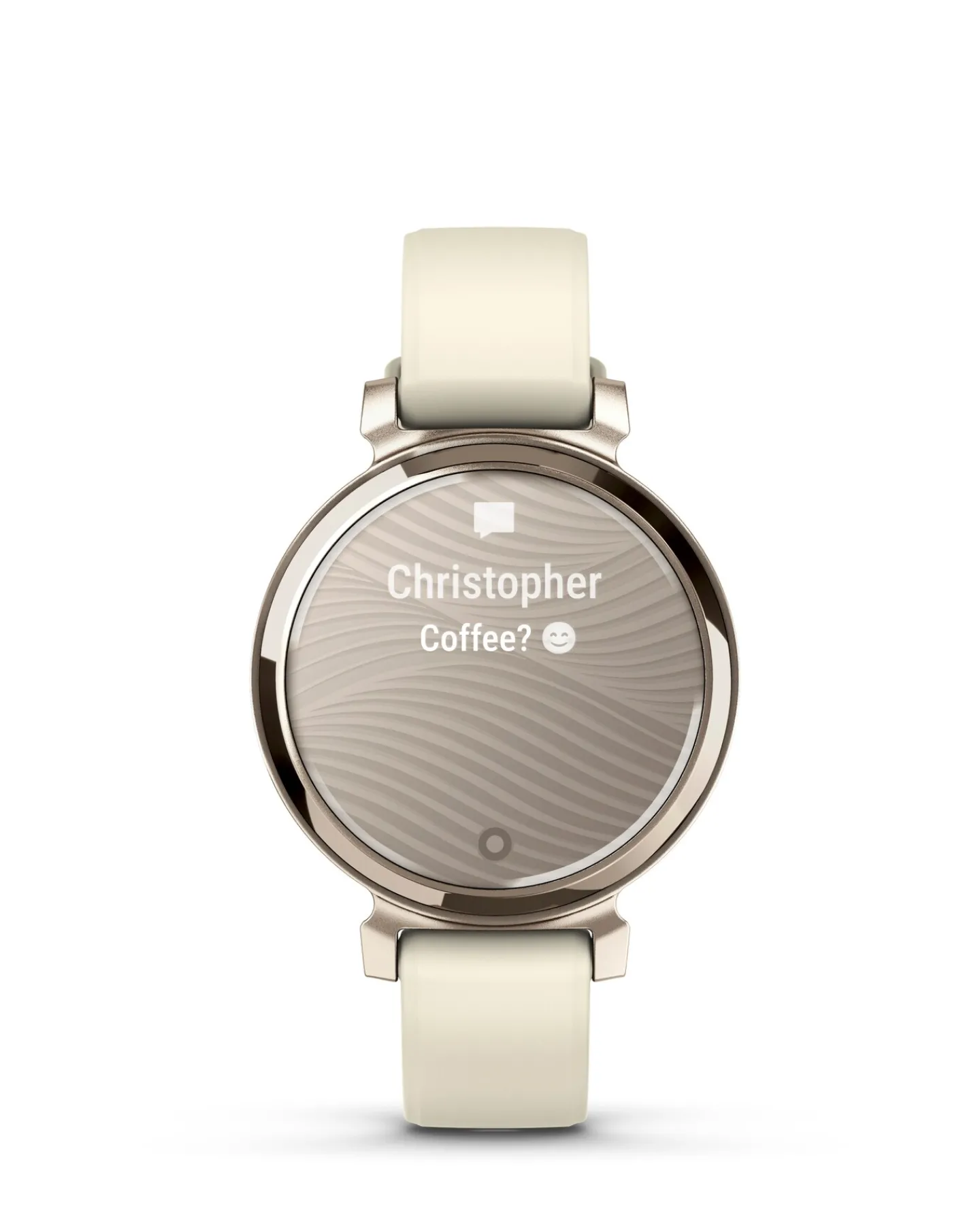 Garmin Lily 2 Smart Watch - Gold with Coconut Silicone Band
