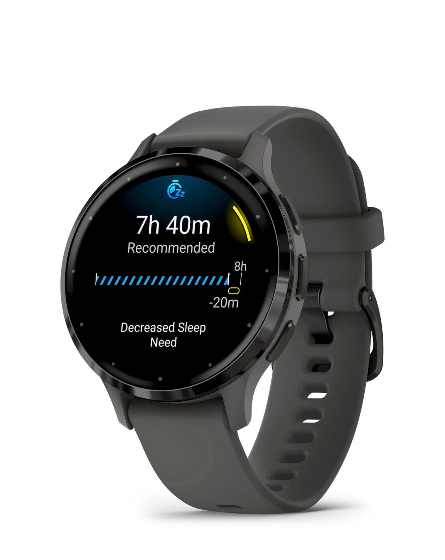 Garmin Venu 3S 41mm Smartwatch - Pebble Grey & Slate with Silicone Band