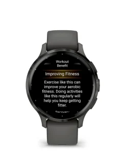 Garmin Venu 3S 41mm Smartwatch - Pebble Grey & Slate with Silicone Band