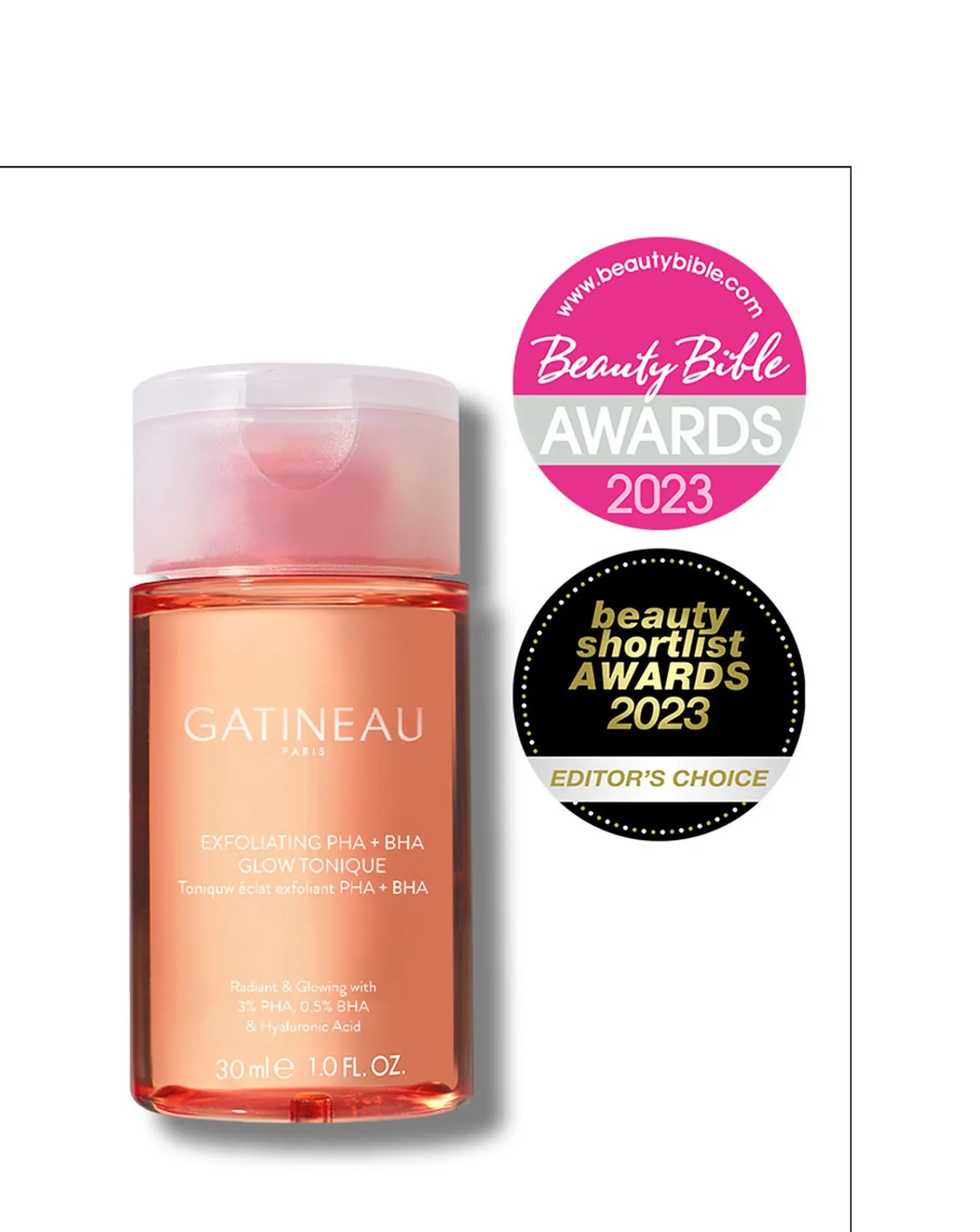 Gatineau Exfoliating PHA + BHA Glow Tonique - 30ml