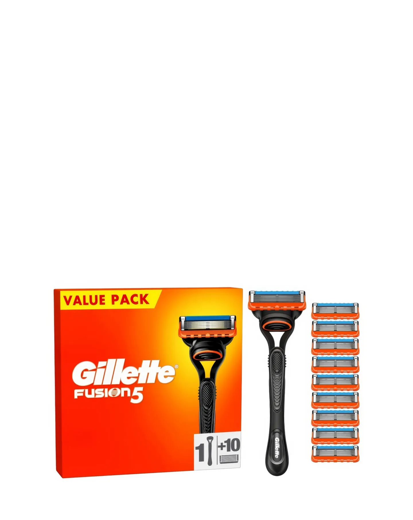 Gillette Fusion Razor Bundle 10 Blades