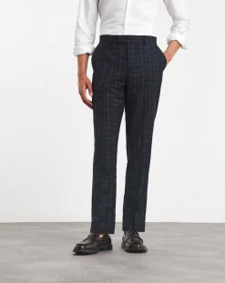 Jacamo Gingham Check Suit Trousers