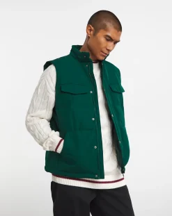 Jacamo Square Quilt Padded Gilet
