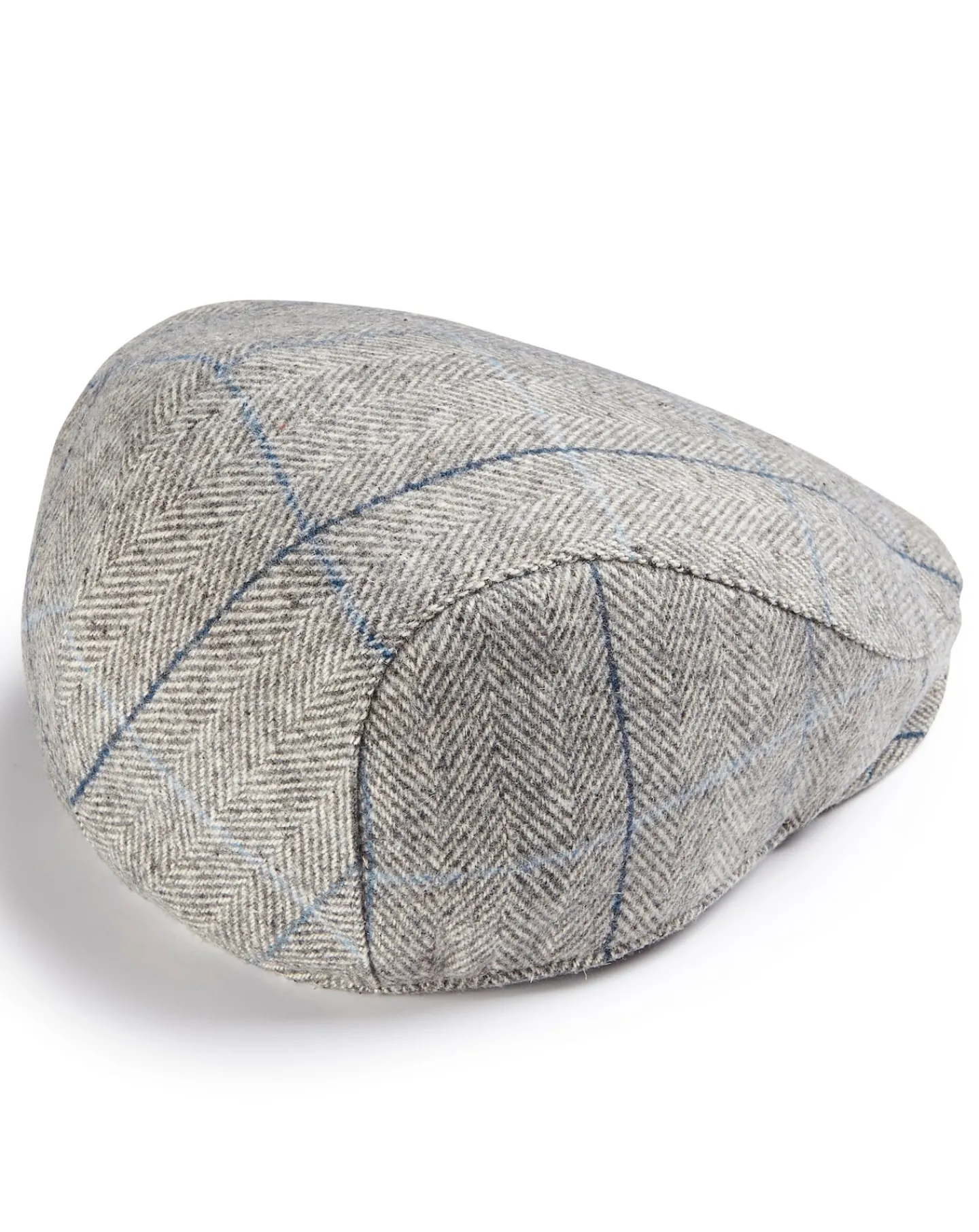 Jacamo Grey Check Flat Cap
