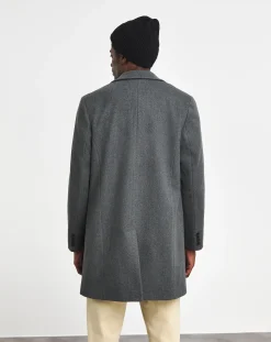 Jacamo Faux Wool Overcoat