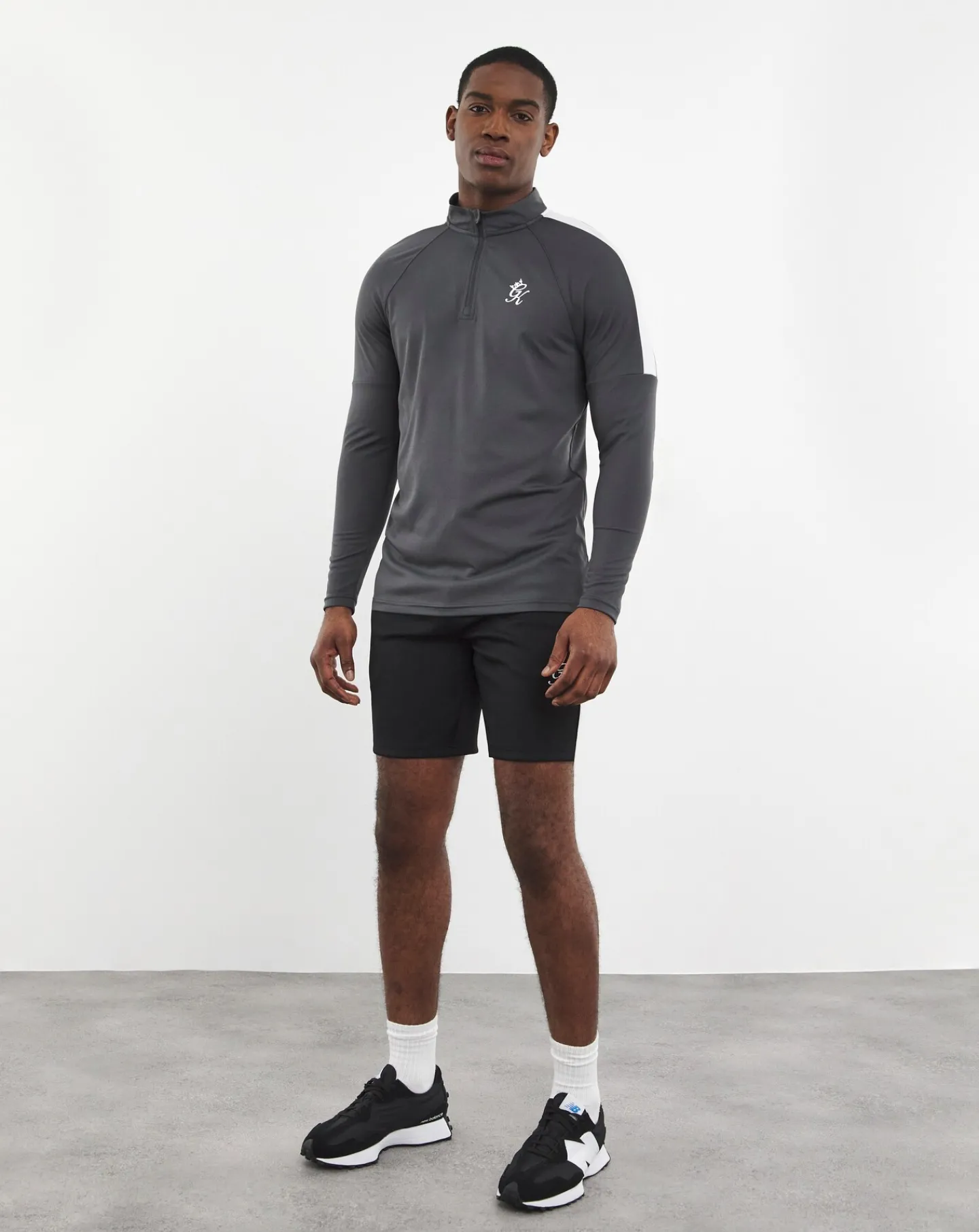 Gym King Core Plus Poly Funnel 1/4 Zip Top