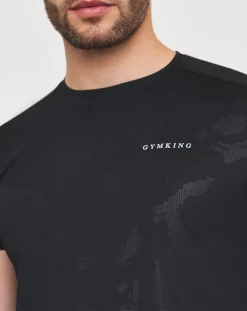 Gym King Debossed Camo T-Shirt