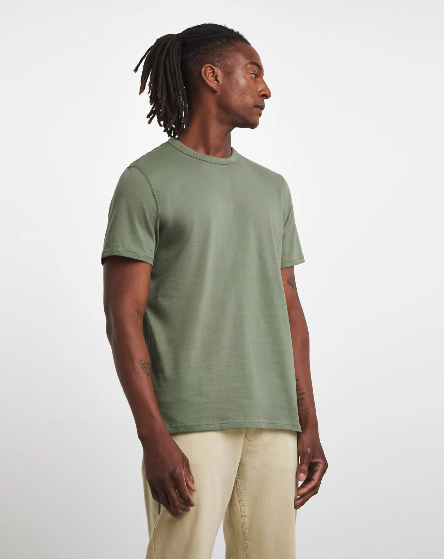 Jacamo Heavyweight Crew Neck T-Shirt Long