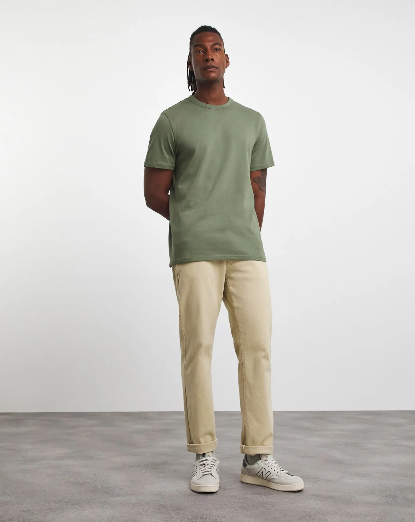 Jacamo Heavyweight Crew Neck T-Shirt Long