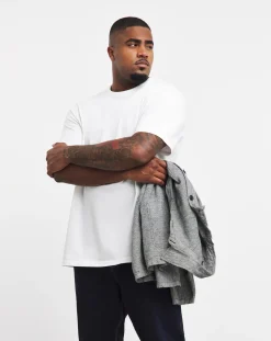 Jacamo Heavyweight Crew Neck T-Shirt Long