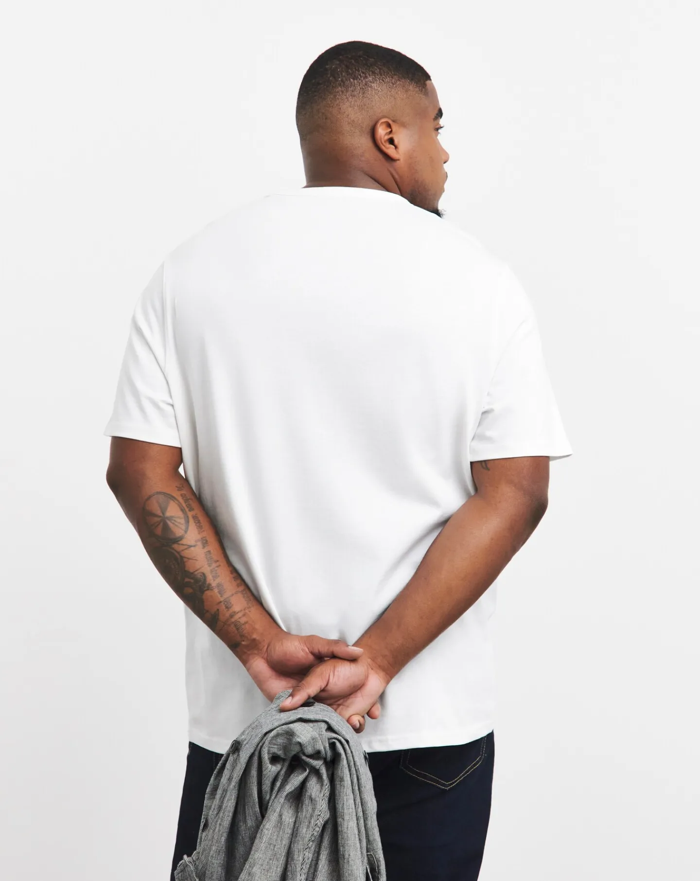 Jacamo Heavyweight Crew Neck T-Shirt Long