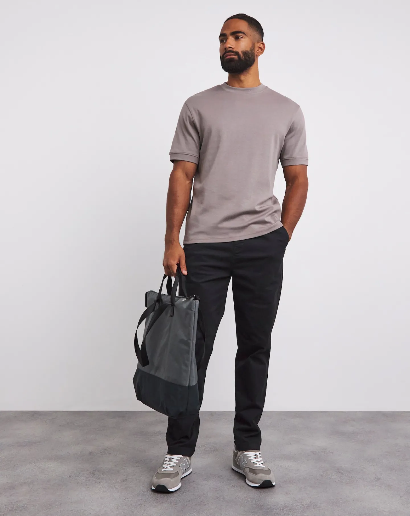 Jacamo Heavyweight Ringer T-Shirt Long