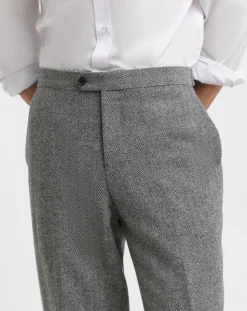 Jacamo Herringbone Tweed Reg Fit Trouser
