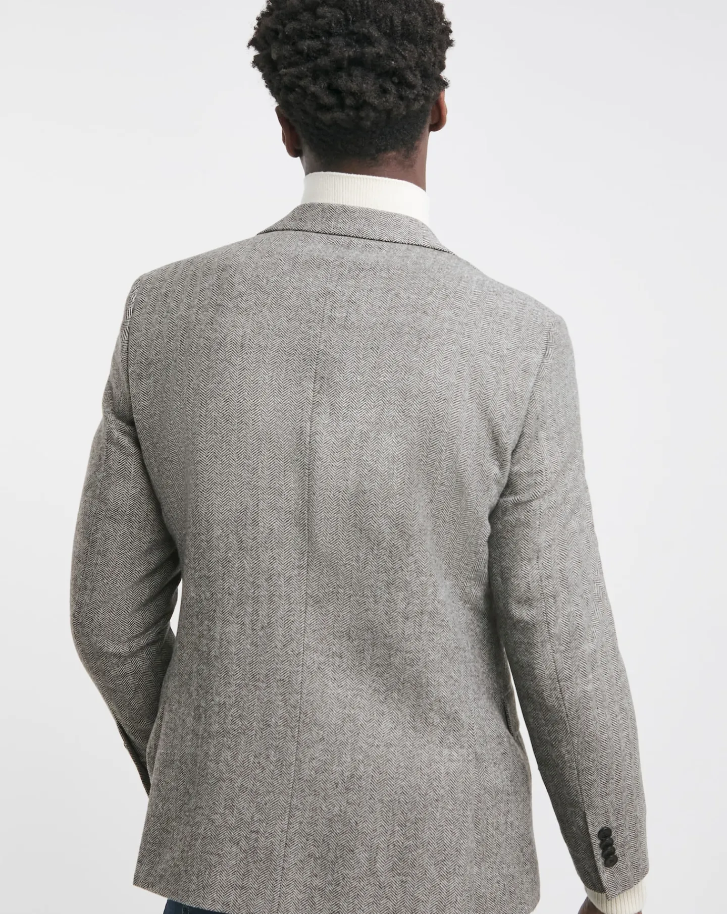 Jacamo Herringbone Tweed RegFit Jacket