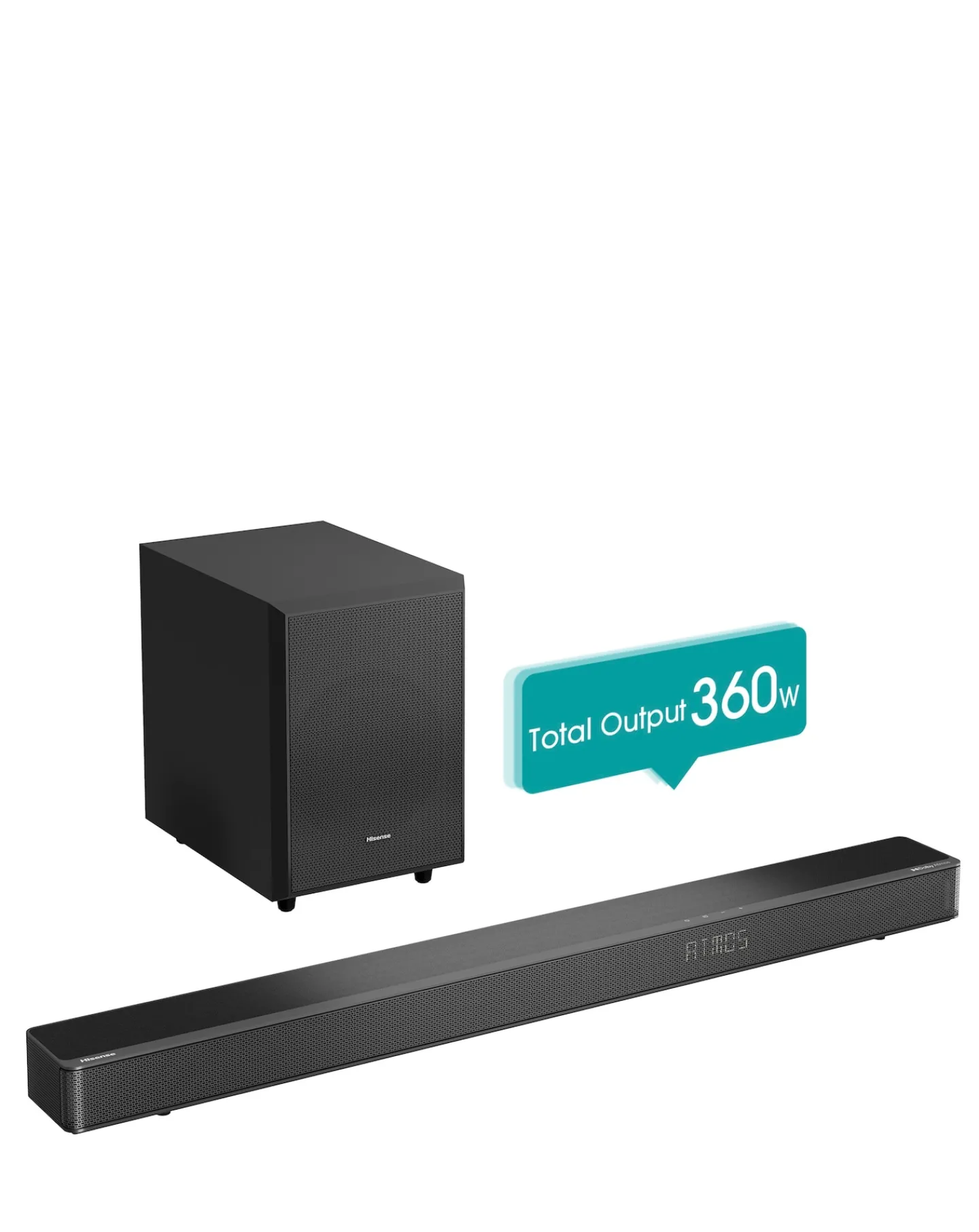 Hisense AX3120G 3.1.2 360W Soundbar with Wireless Subwoofer