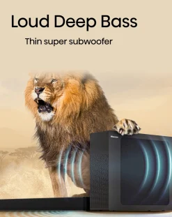 Hisense HS2100 2.1ch 240W Soundbar with DTS Virtual X and Wireless Subwoofer