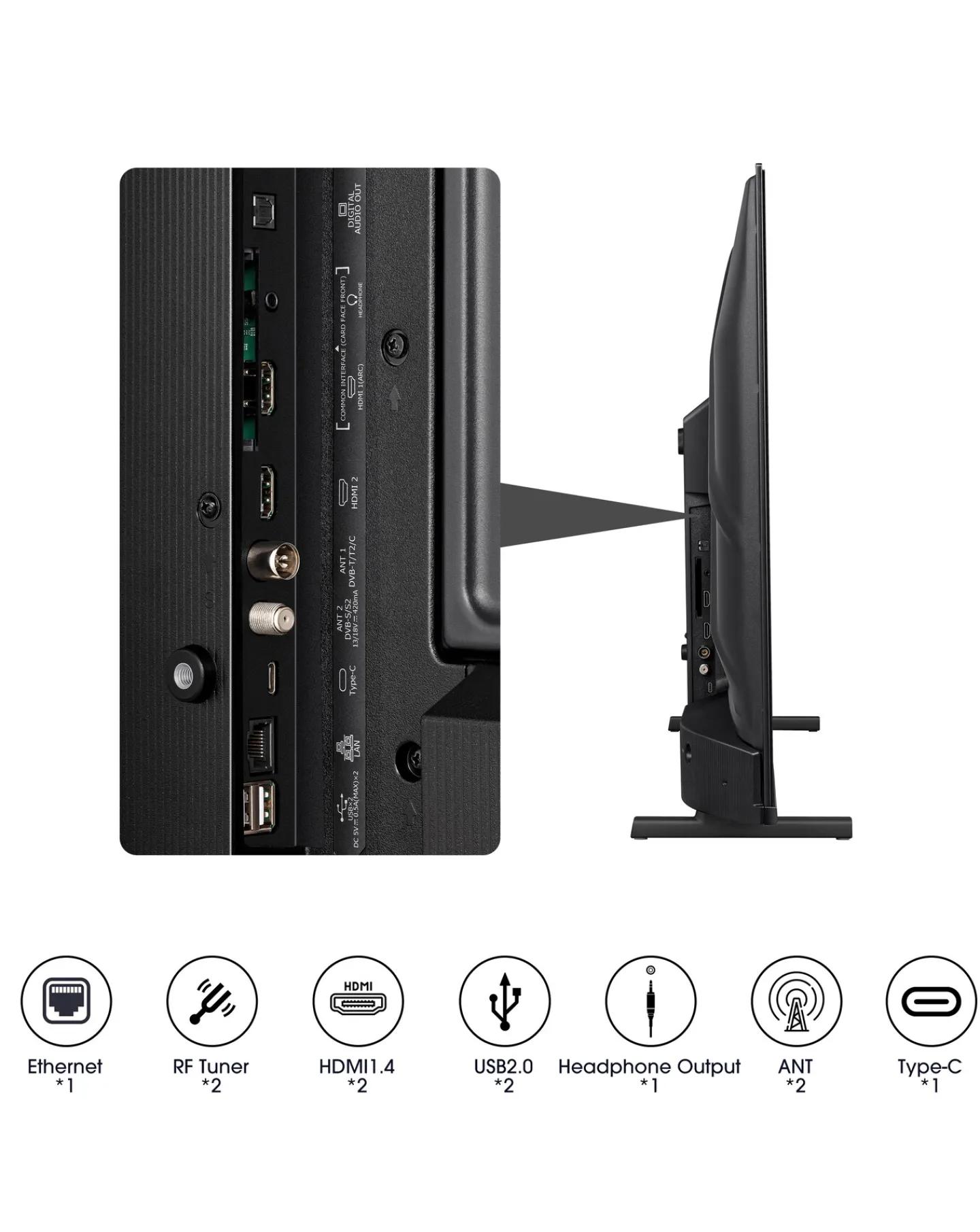 Hisense 32in 32A5NQTUK Smart Full HD HDR QLED Freeview TV