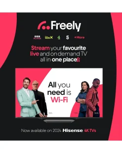 Hisense 50in 50E7NQTUK Smart 4K UHD HDR QLED TV with Amazon Alexa