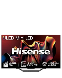 Hisense 55in 55U7NQTUK Smart 4K UHD HDR Mini-LED TV with Amazon Alexa