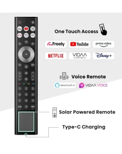 Hisense 65in 65U7NQTUK Smart 4K UHD HDR Mini-LED TV with Amazon Alexa