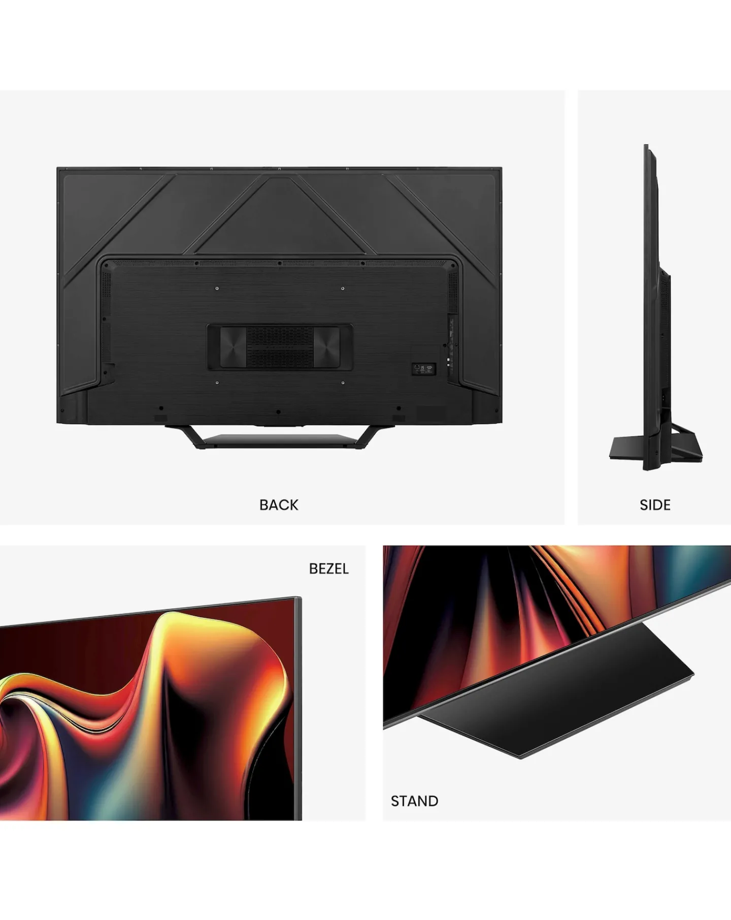 Hisense 65in 65U7NQTUK Smart 4K UHD HDR Mini-LED TV with Amazon Alexa