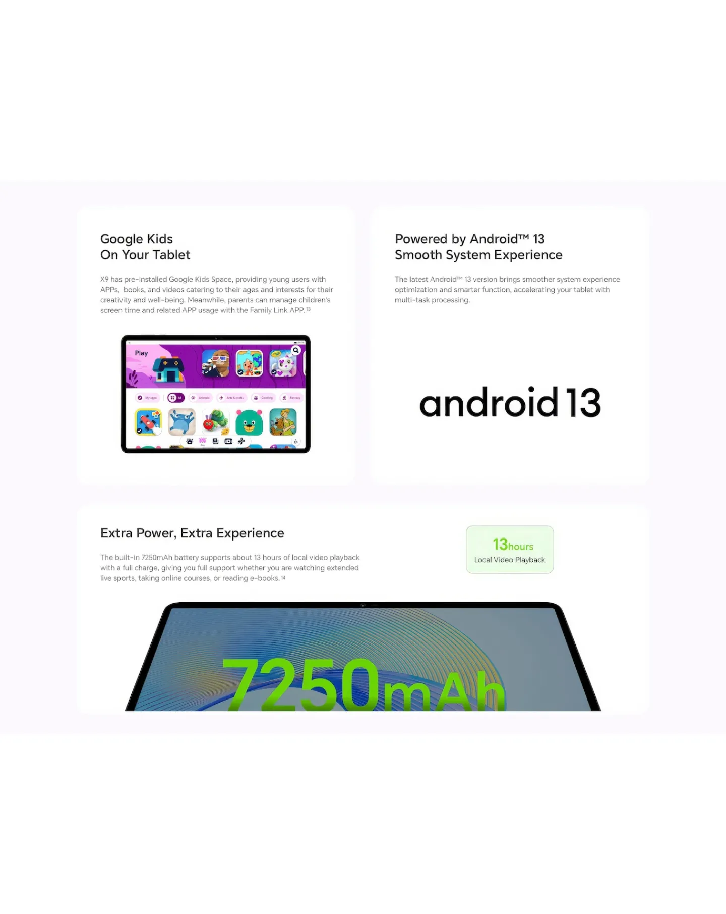 Honor Pad X9 11.5in 4GB 128GB Tablet - Space Grey