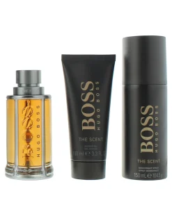 HUGO BOSS The Scent Gift Set: EDT 100ml Shower Gel 100ml Deo Spray 150ml
