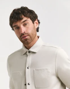Jacamo Interlock Button Shacket Reg