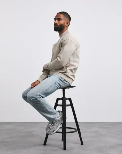 Jacamo Interlock Relaxed Fit High Neck Sweat