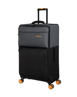 IT Luggage Duo-Tone Pewter & Black Suitcase Range