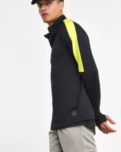 Snowdonia Jacamo Active Zip Up Training Top Lime/Grey