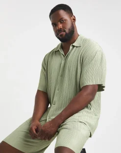 JACK & JONES Jack & Jones Abery Plisse Shirt