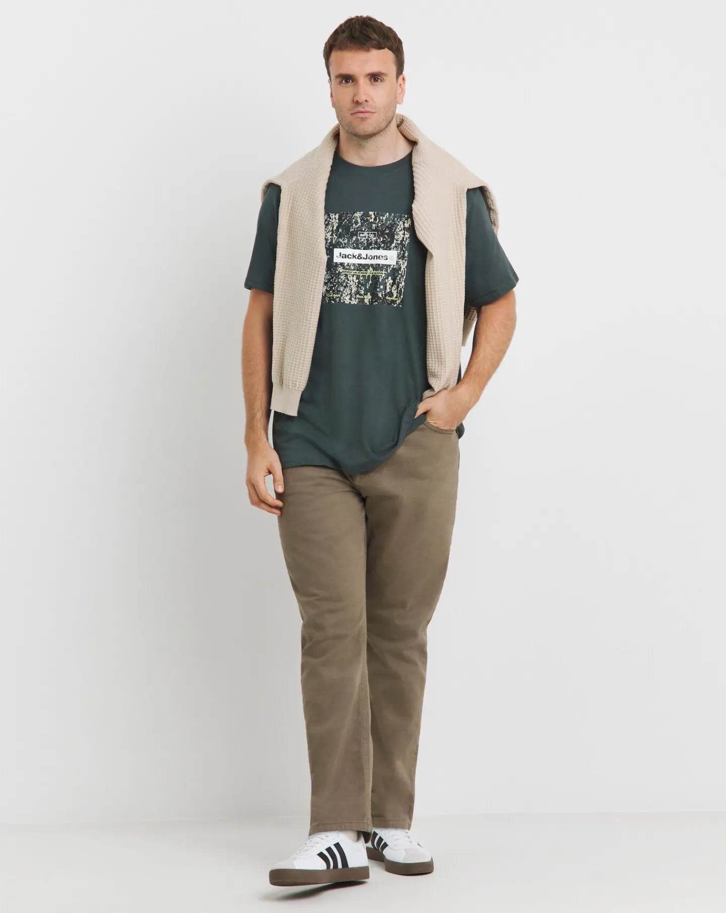 JACK & JONES Jack & Jones Alpha Front Print T-Shirt