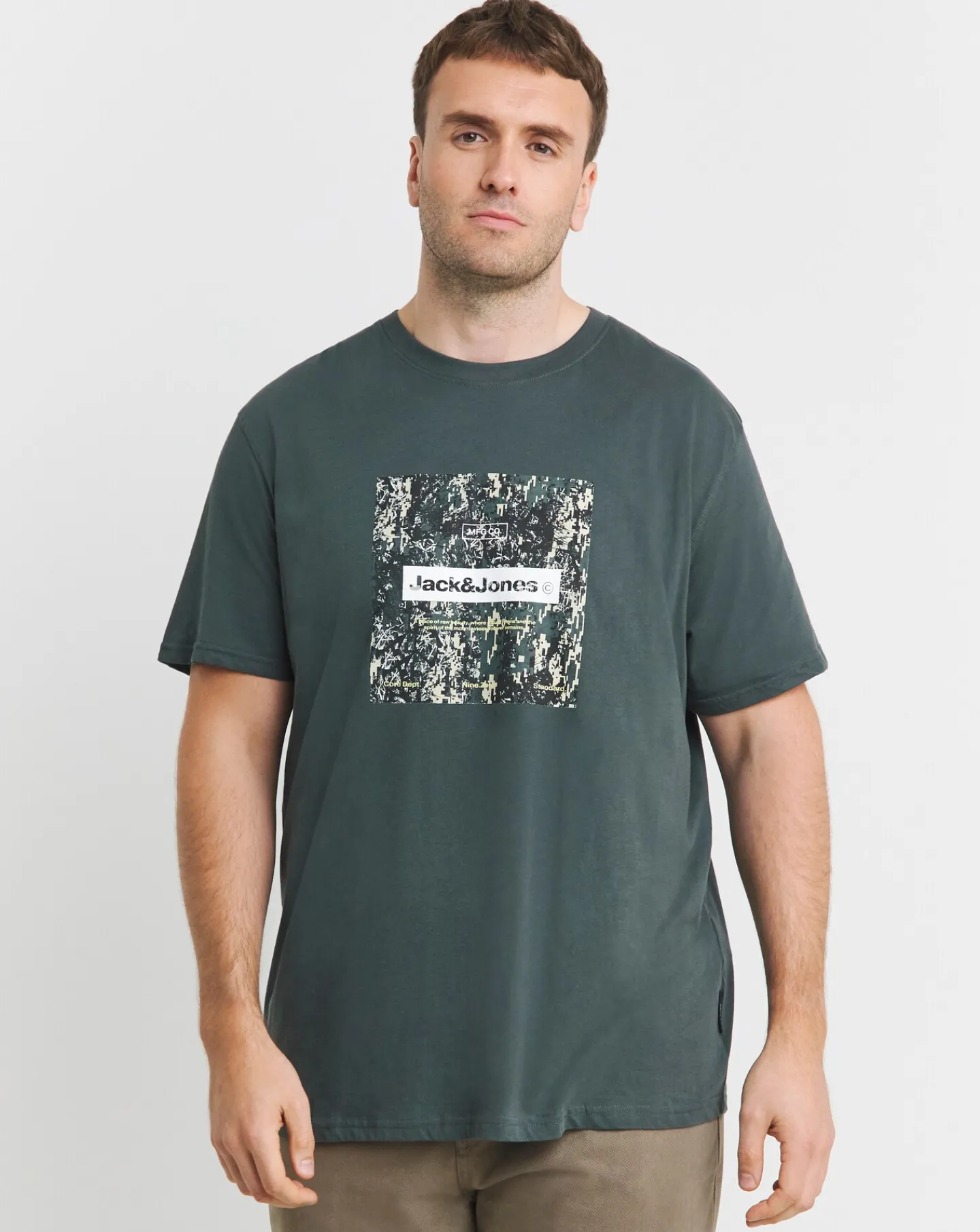 JACK & JONES Jack & Jones Alpha Front Print T-Shirt