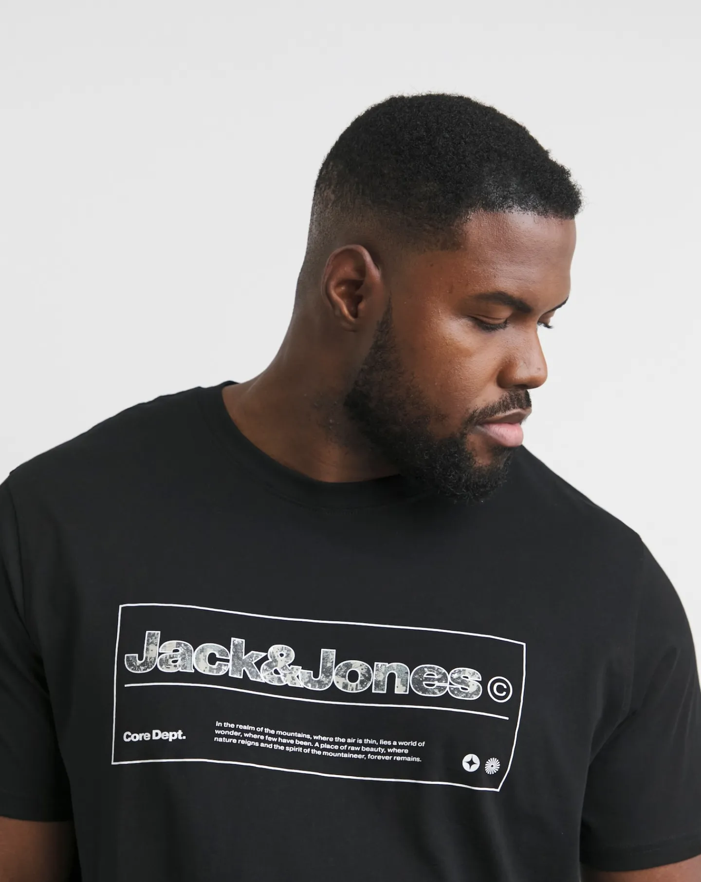 JACK & JONES Jack & Jones Alpha Front Print T-Shirt