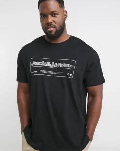 JACK & JONES Jack & Jones Alpha Front Print T-Shirt