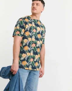 JACK & JONES Jack & Jones Chill All Over Print Crew Neck